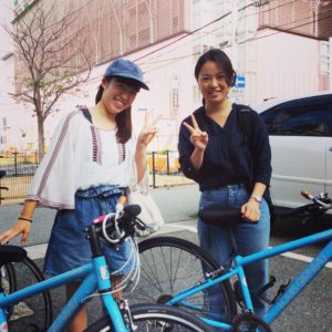 クロスバイク女子 淡路島サイクリング 明石淡路島レンタサイクル