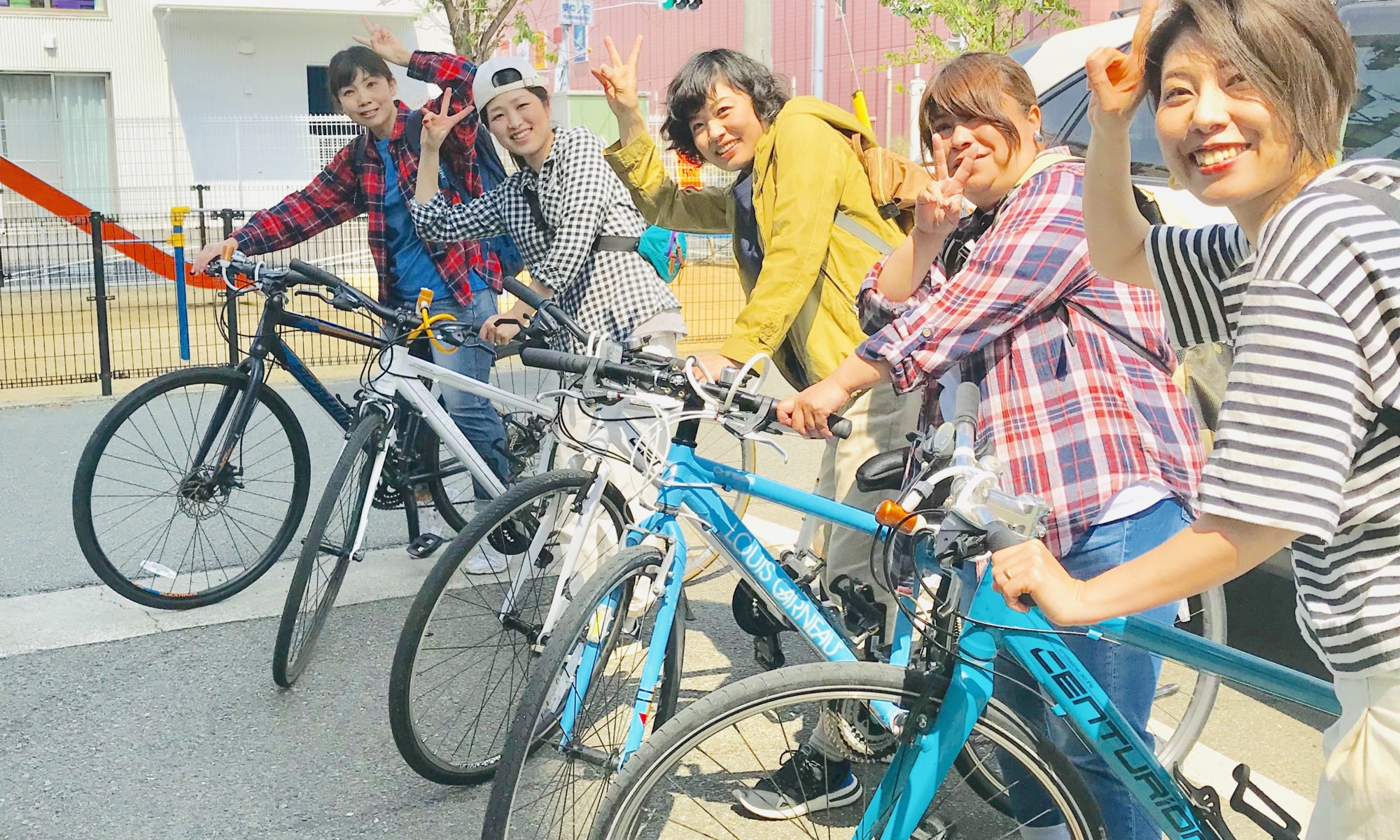 最近みんなでサイクリングを楽しんでいるんですと！楽しそう！！明石淡路島レンタサイクル