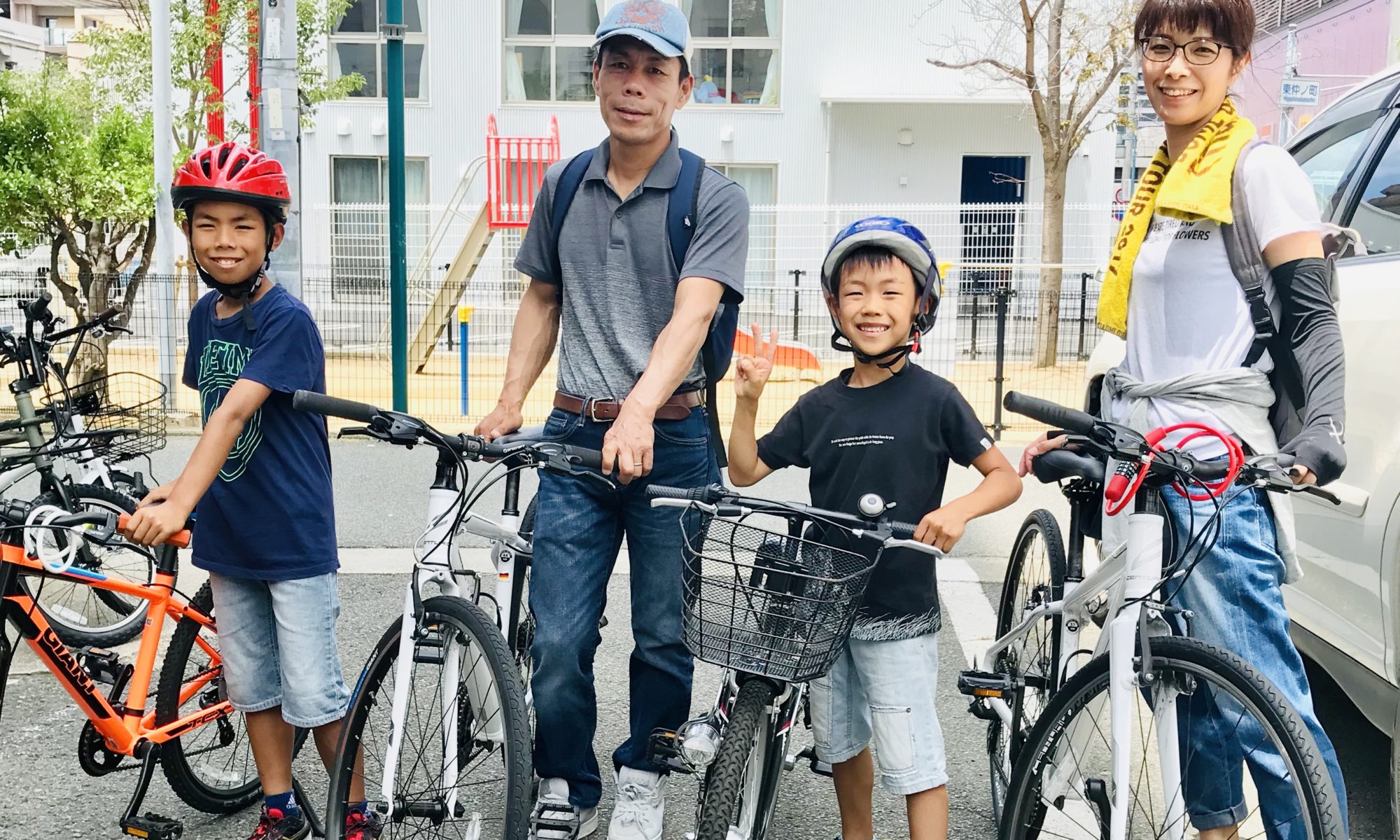 家族みんなで淡路島サイクリングを満喫です！｜ 明石 淡路島レンタサイクル ｜ #akashiawajishimaislandrentalbicycle