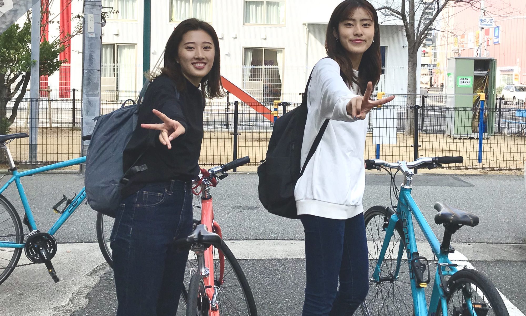 淡路島観光を仲良くサイクリング！